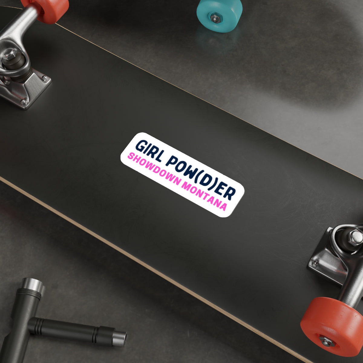 GIRL POW(D)ER Die-Cut Stickers