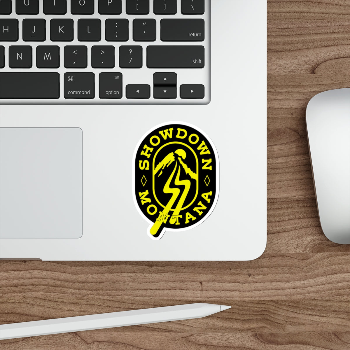 Classic Black & Yellow Die-Cut Stickers