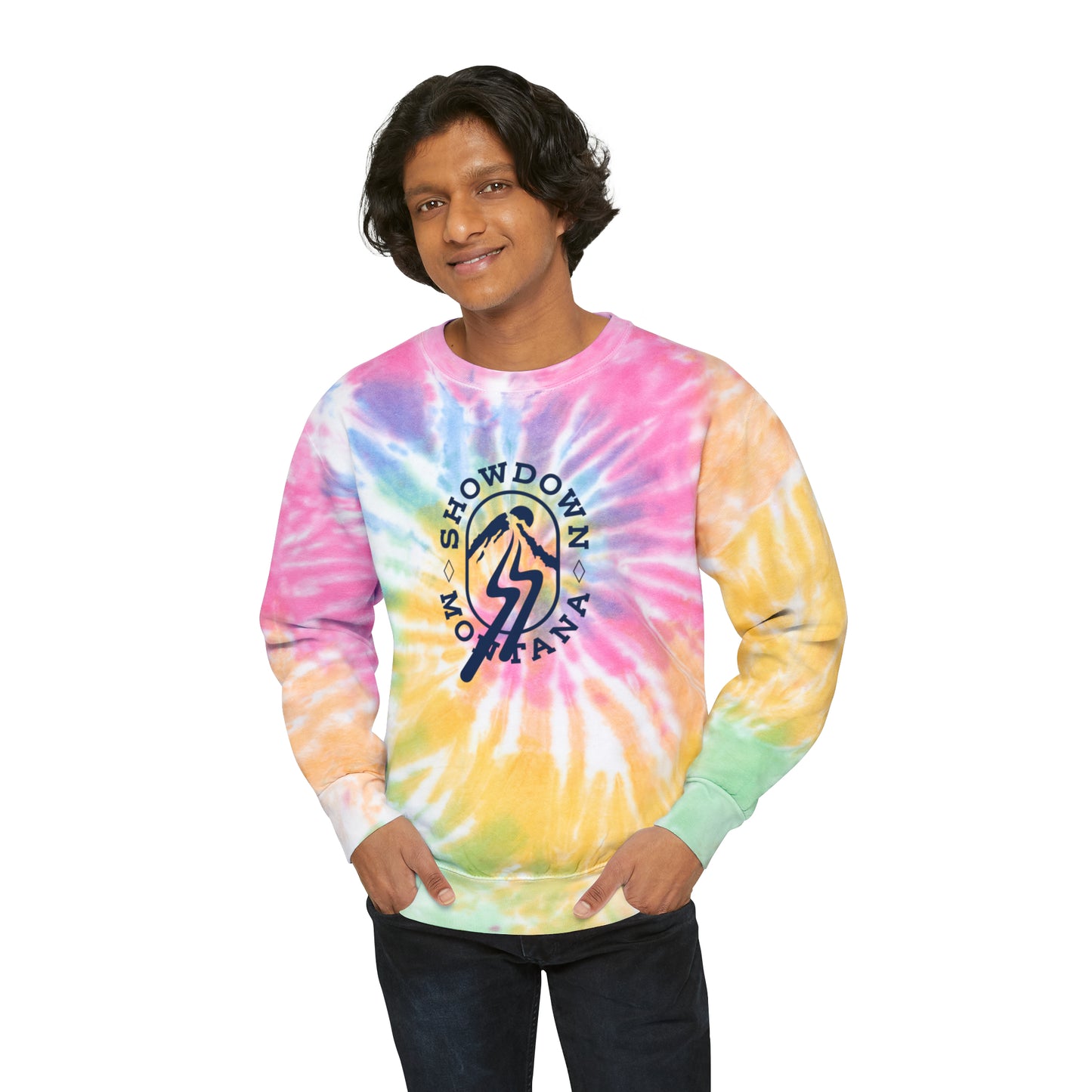 Rainbow Tie-Dye Sweatshirt