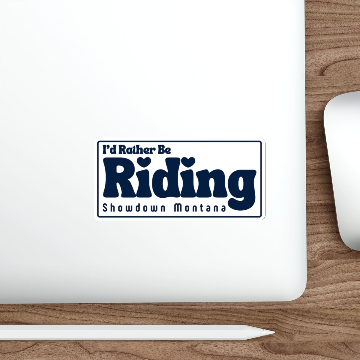 I'd Rather Be Riding Die-Cut Stickers